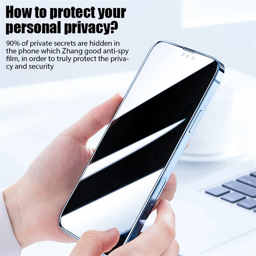 Anti Spy Glass for Iphone 17 16 15 14 13 Pro Max Privacy Screen Protector Iphone 12 11 13 Mini 14 15 Pro Glass Film