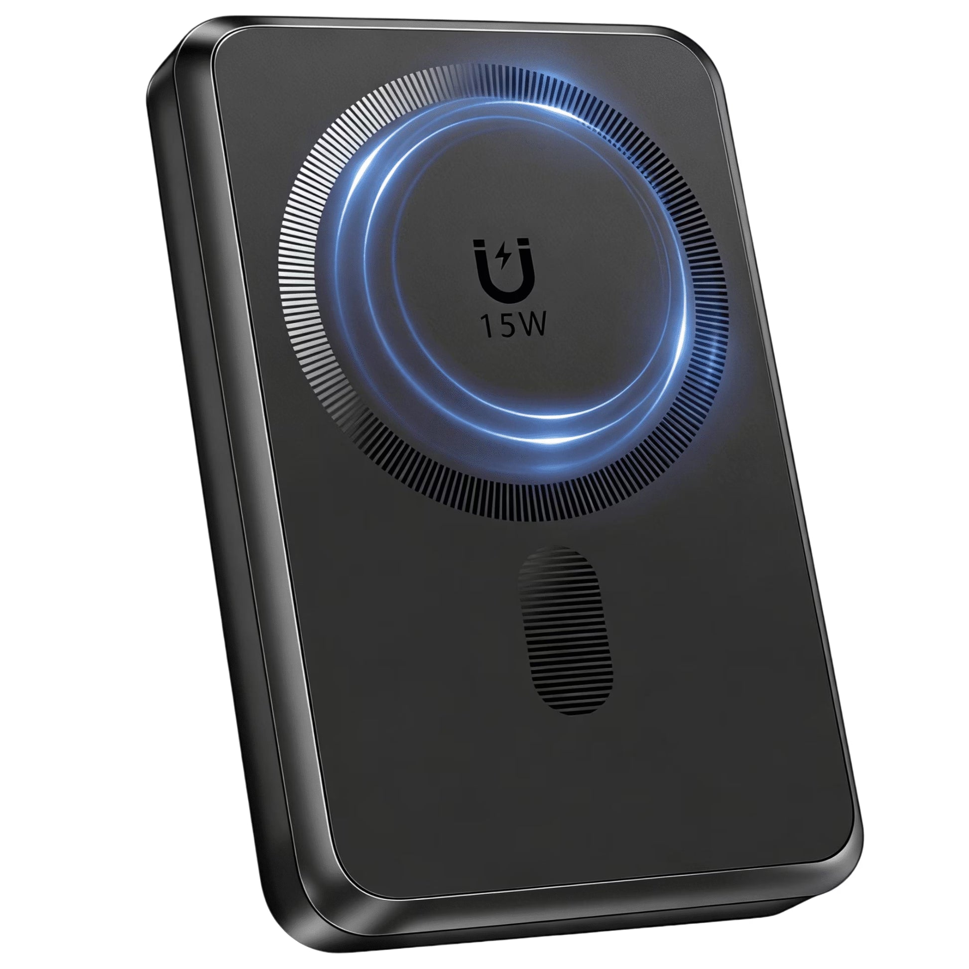 Magnetic Wireless Portable Charger - 10000mAh Power Bank with Built-in Cables & Foldable Stand, 22.5W Fast Charging for iPhone 17/16, Samsung & Android - Sleek Black Design