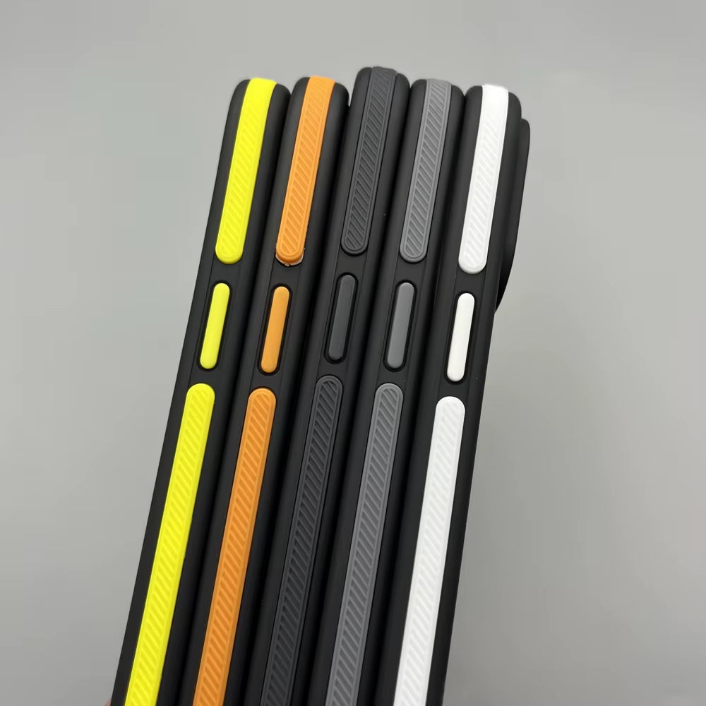 Dual-Color Shockproof Hybrid Matte Magnetic Phone Case for Iphone 16 15 14 13 12 Frosted Magnet Cover